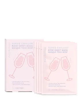 Patchology Serve Chilled Rose Sheet Mask - 4 Pack