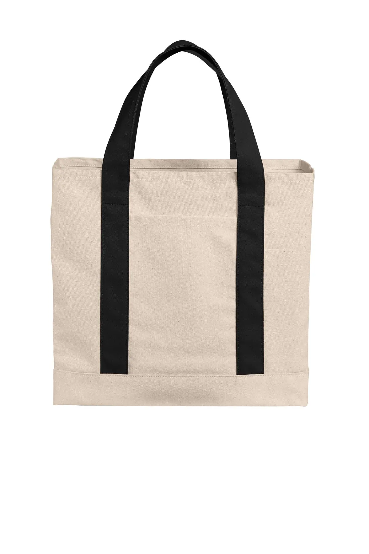 Port Authority Cotton Canvas Two-Tone Tote BG429