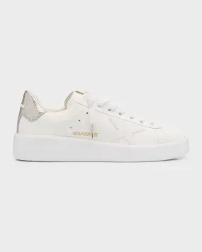 Pure Star Leather Sparkle Low-Top Sneakers