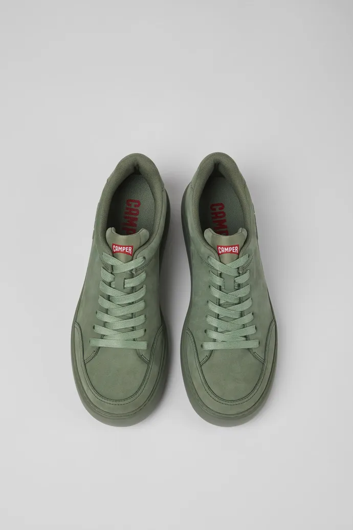 Runner K21 Green nubuck sneakers for men