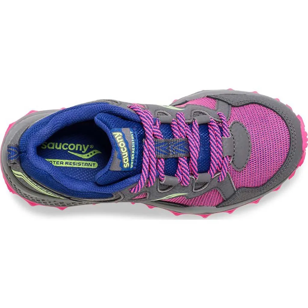 Saucony Peregrine Shield 2 gris chaussures de course a pied pour enfant