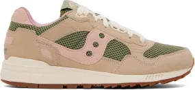 Saucony Tan & Green Shadow 5000 Mushroom Sneakers