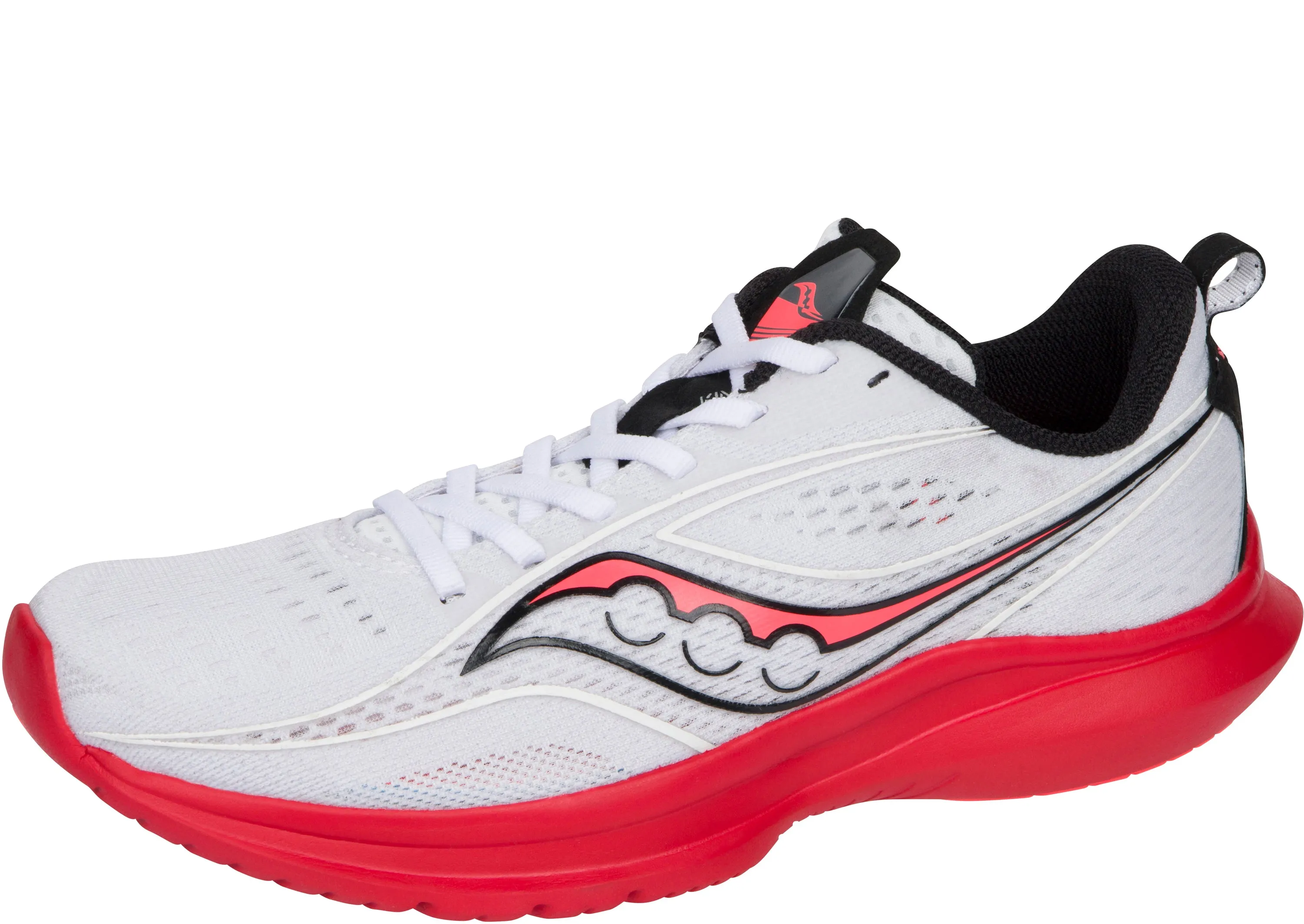 Saucony Womens Kinvara 13 White/Black/Vizi