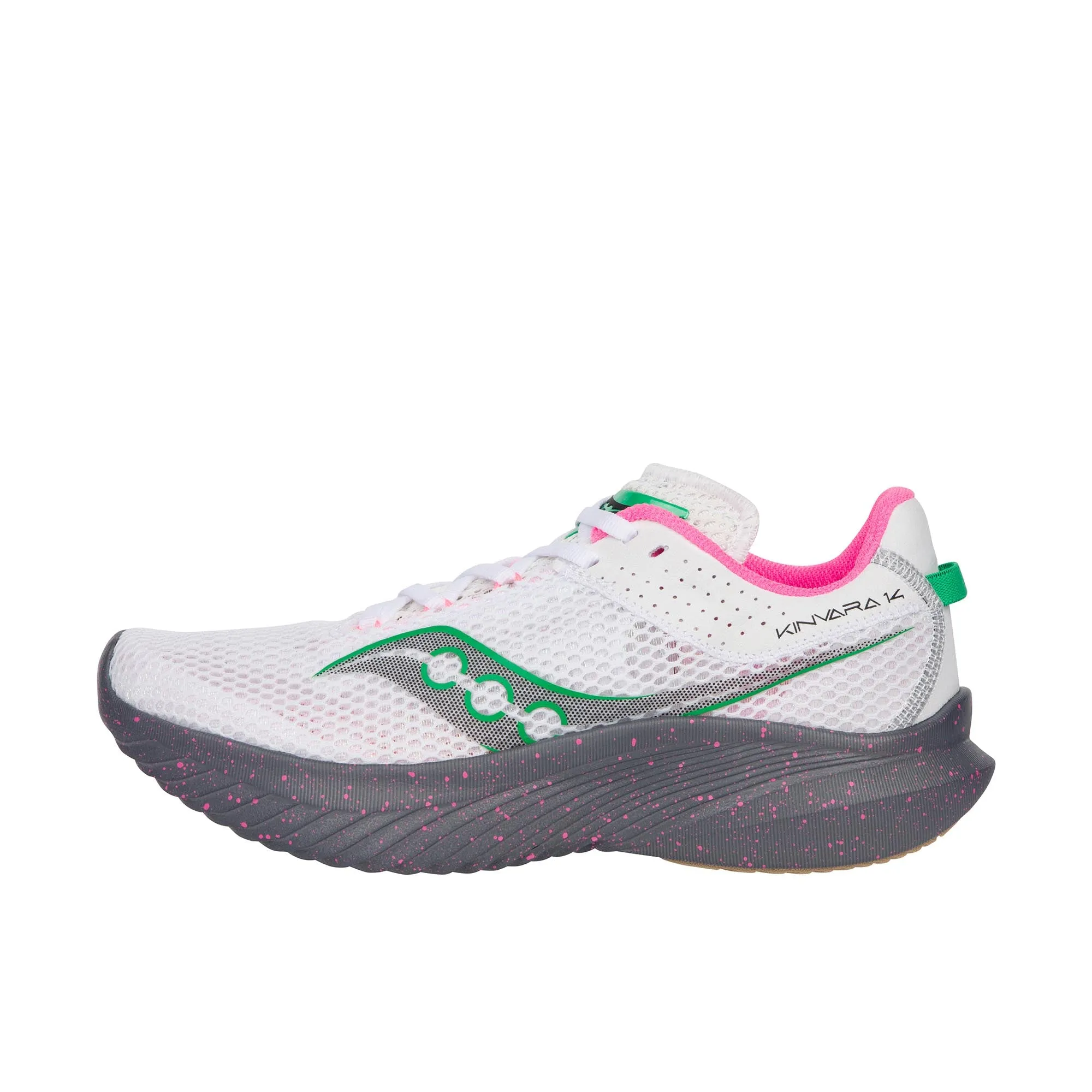 Saucony Womens Kinvara 14 White Gravel