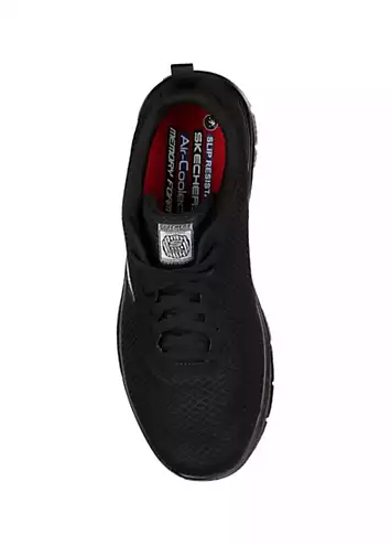 Skechers Mens Black Flex Advantage - Bendon SR Trainers | Kaleidoscope