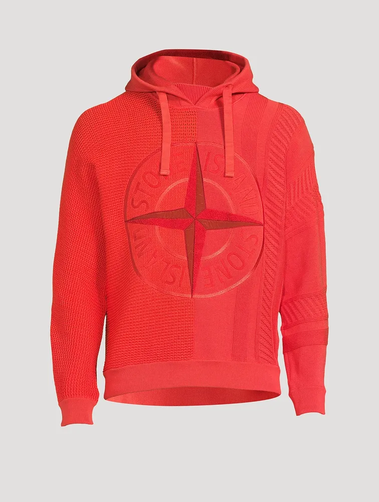 STONE ISLAND Mercerised Cotton Logo Hoodie