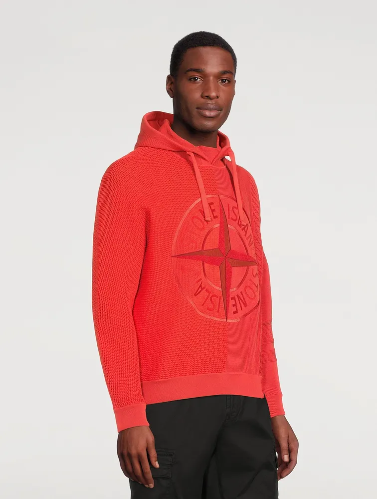 STONE ISLAND Mercerised Cotton Logo Hoodie