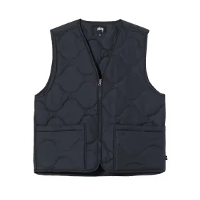 Stussy Quilted Liner Vest Black