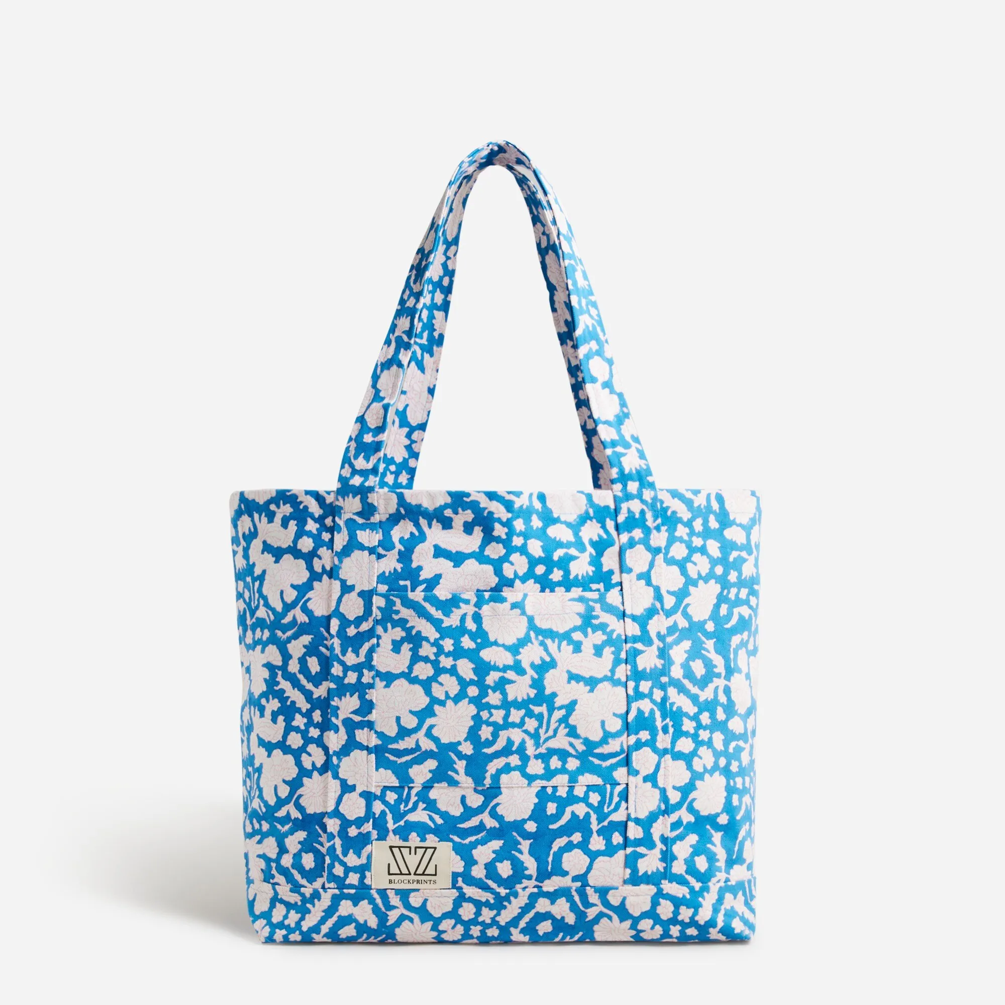 SZ Blockprints™ X J.Crew hand-block-printed reversible beach tote