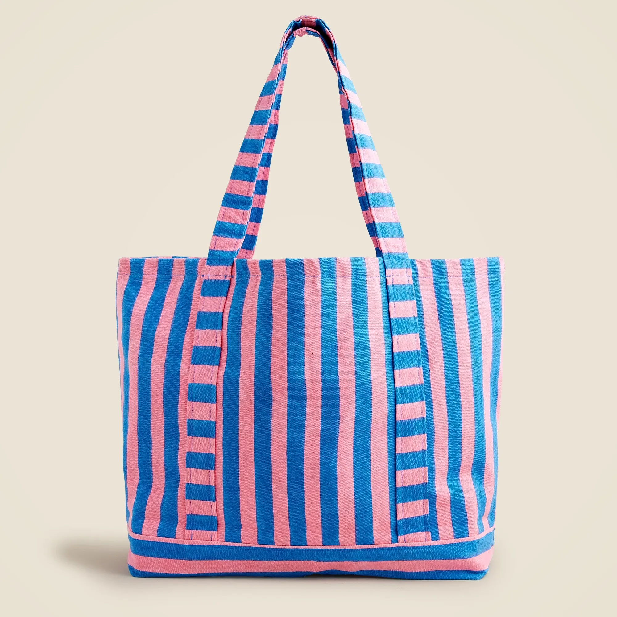 SZ Blockprints™ X J.Crew hand-block-printed reversible beach tote