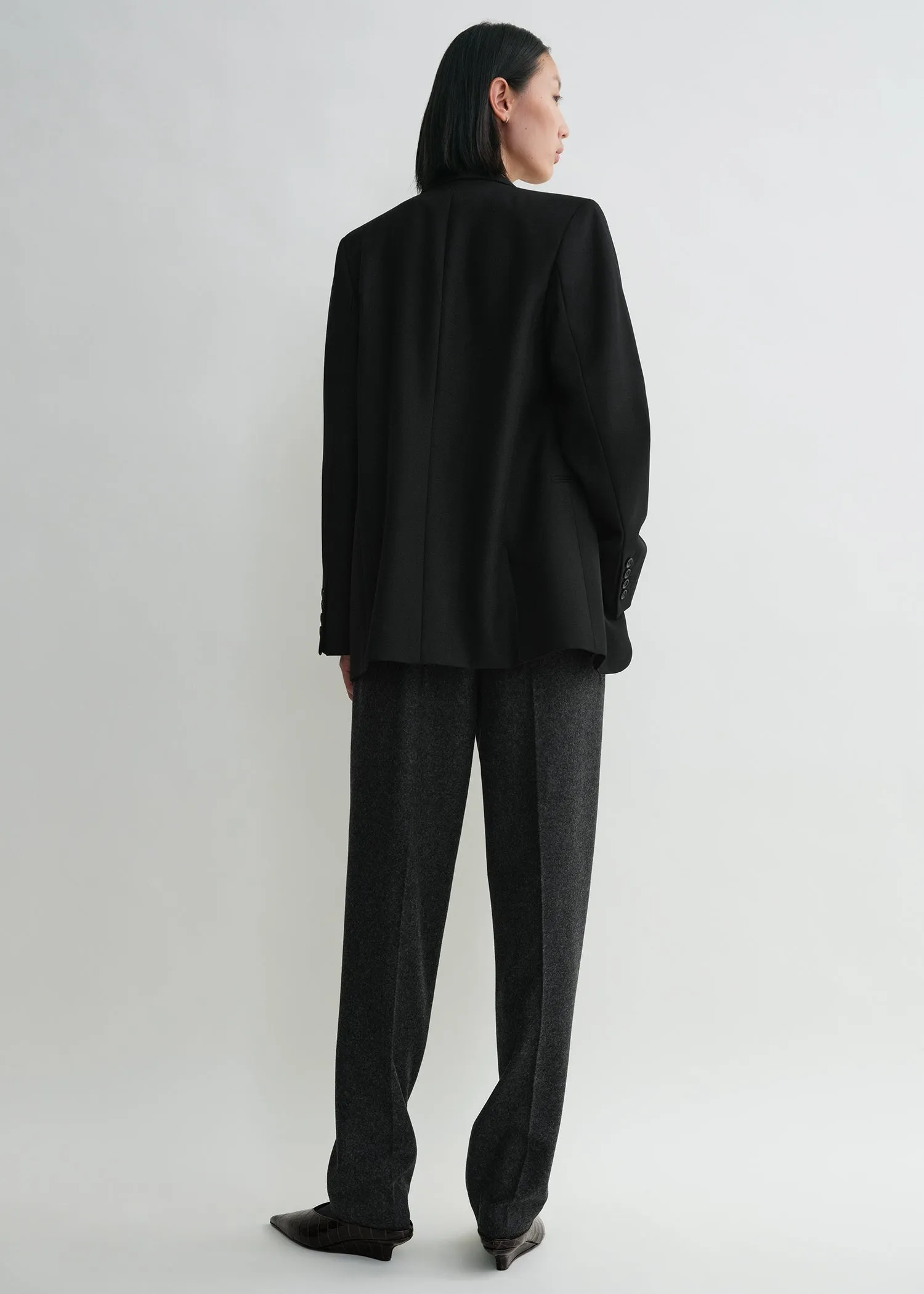 Tailored suit jacket black