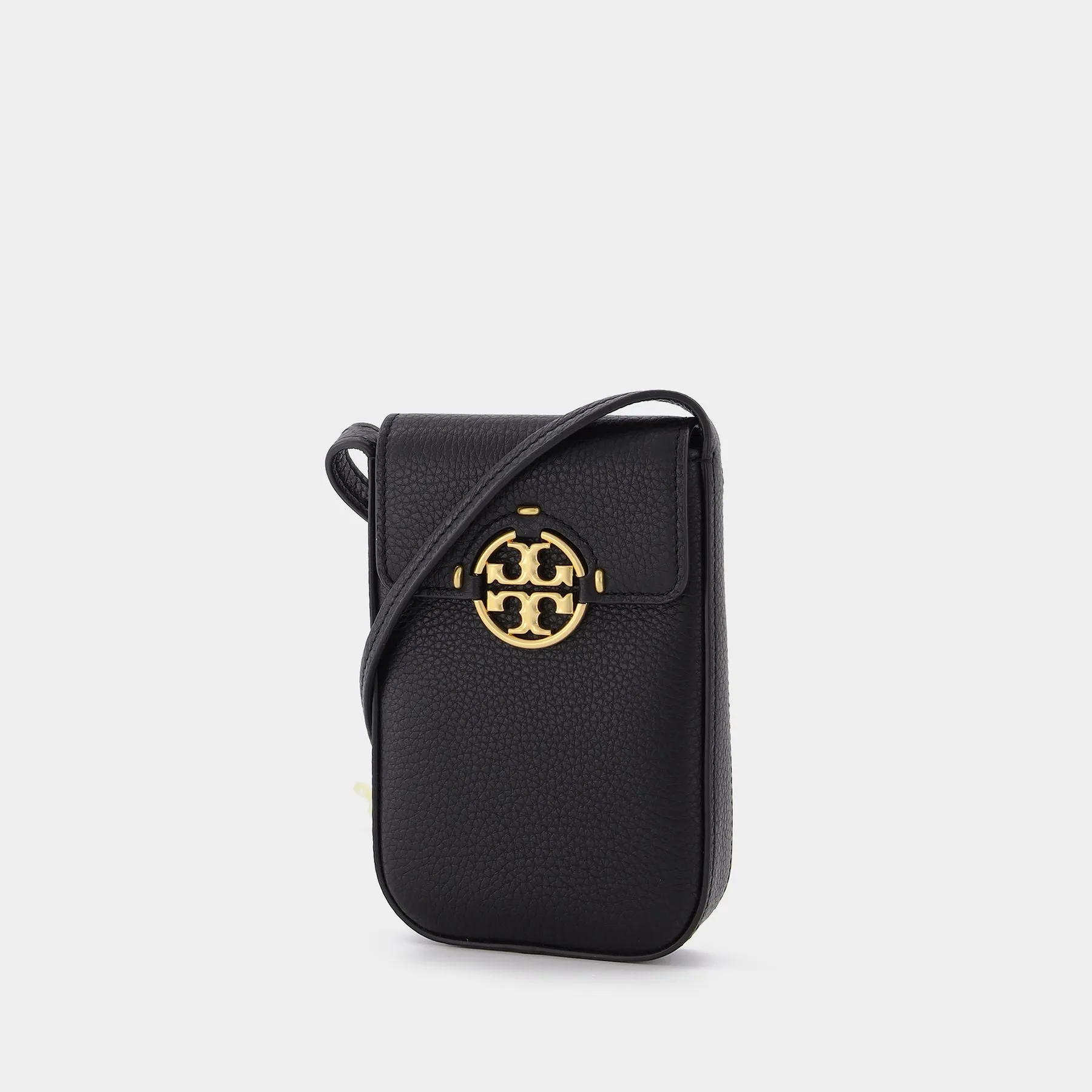 Tory Burch  Miller Phone Crossbody in black leather