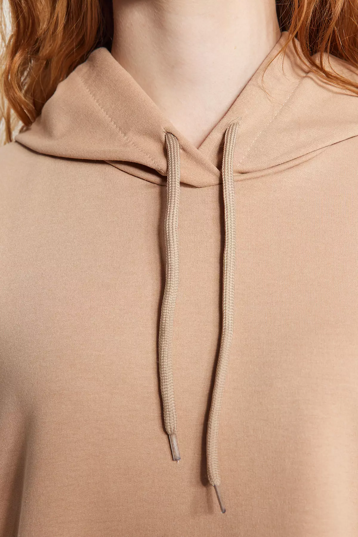 Trendyol Knit Hoodie with Back Detail