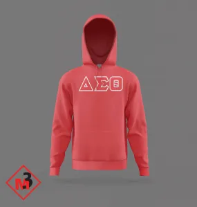 Twill Letter Hoodie - Delta Sigma Theta