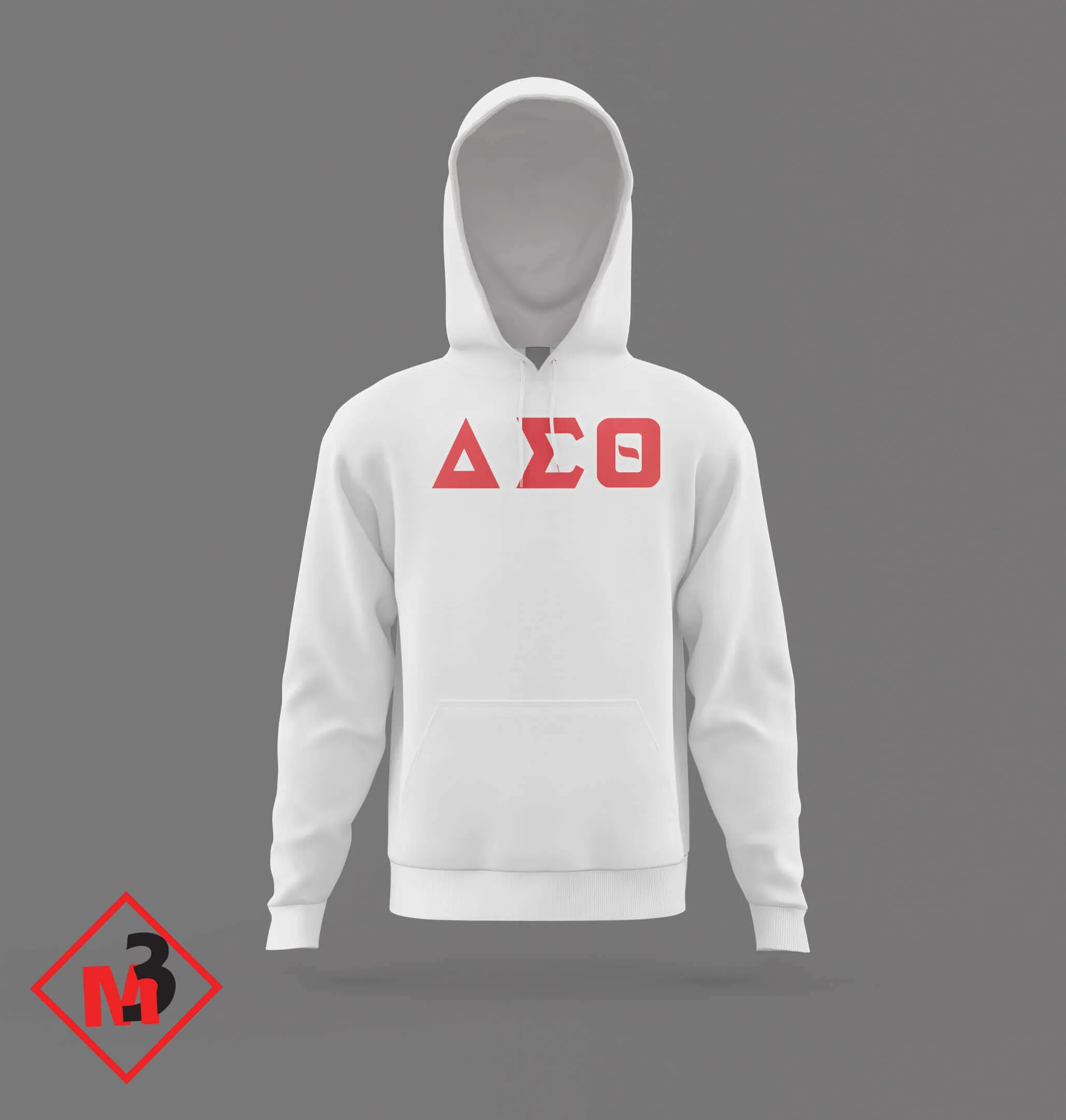 Twill Letter Hoodie - Delta Sigma Theta