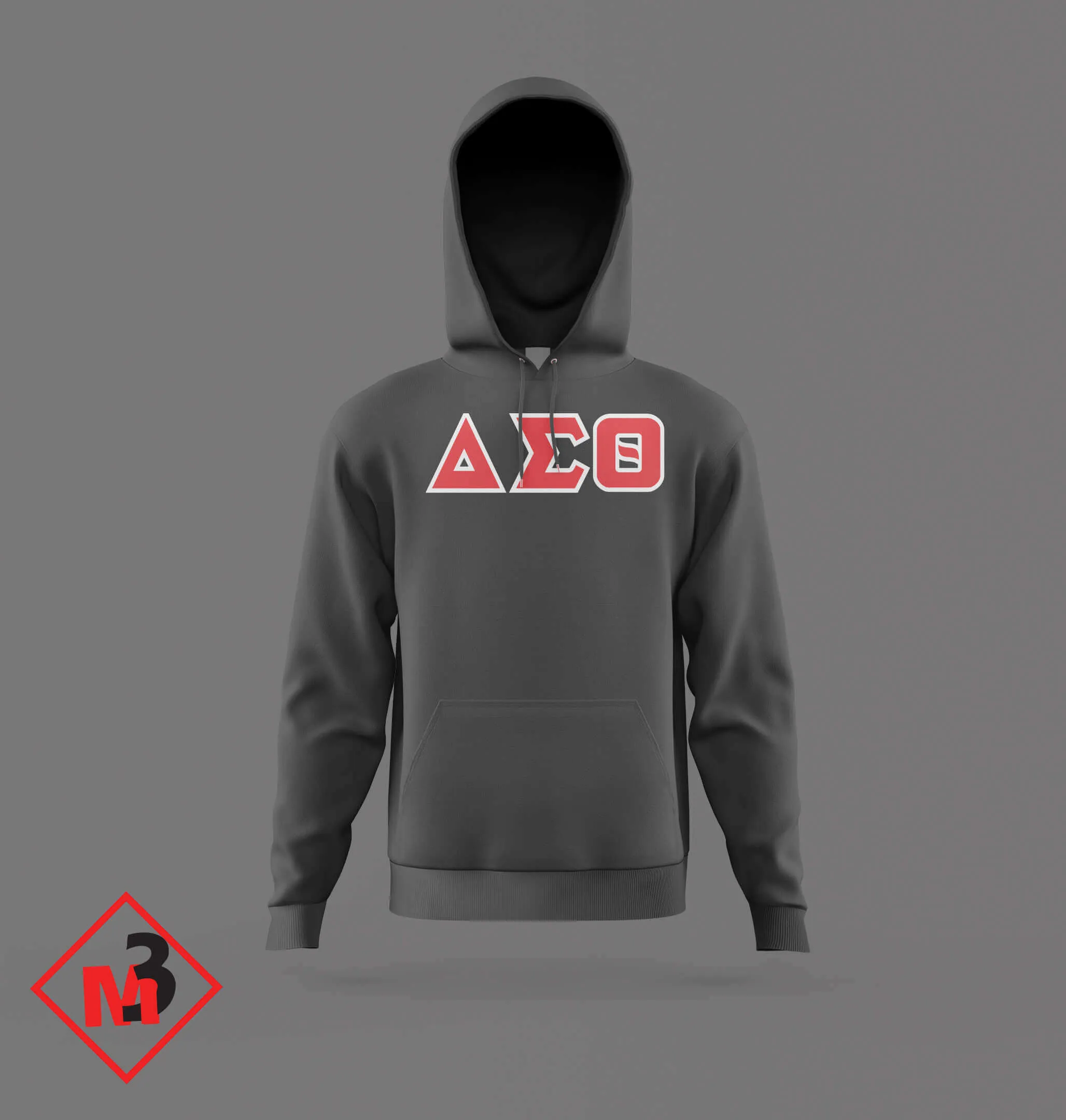 Twill Letter Hoodie - Delta Sigma Theta