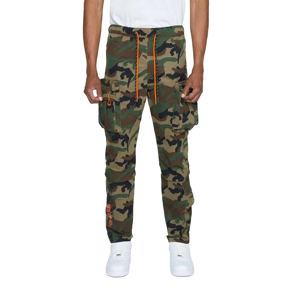 Utility Windbreaker Pants - Wood Camo