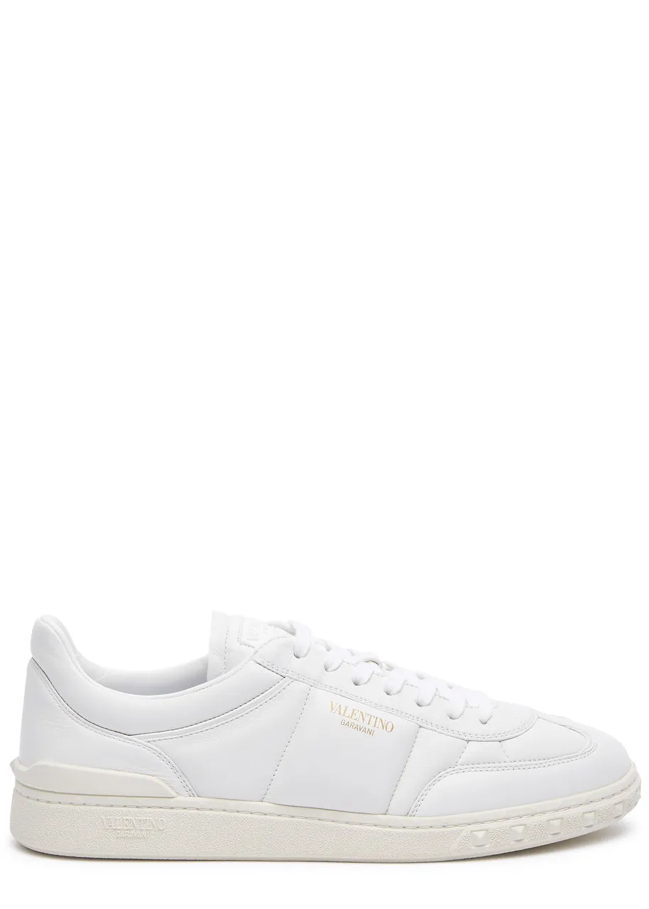 VALENTINO Upvillage padded leather sneakers -                         -                     -                