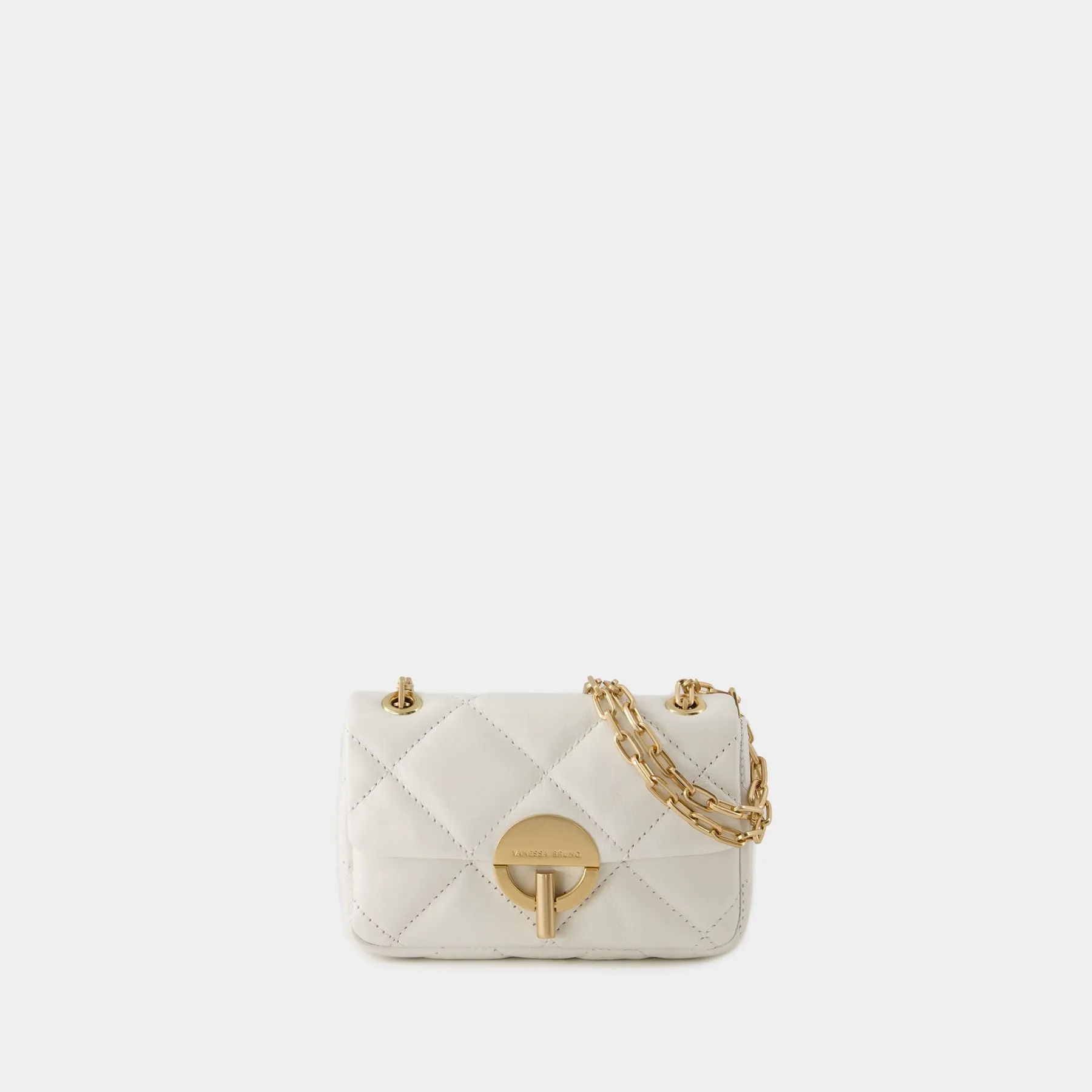 Vanessa Bruno  Nano Moon Crossbody - Vanessa Bruno - Leather - White