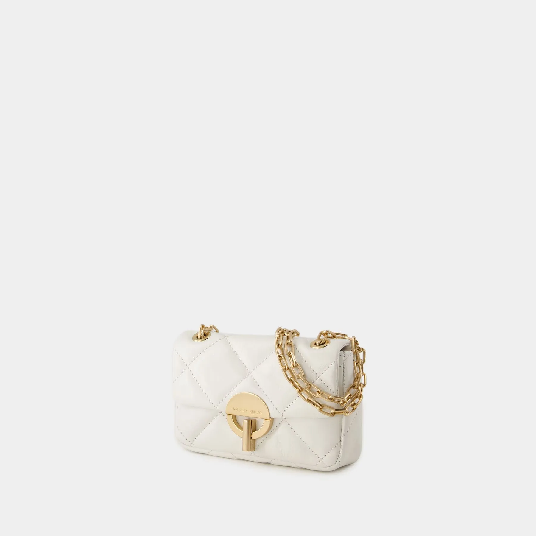 Vanessa Bruno  Nano Moon Crossbody - Vanessa Bruno - Leather - White