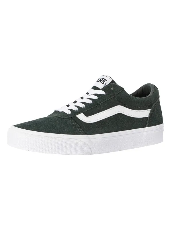 Vans Ward Suede Trainers - Dark Green