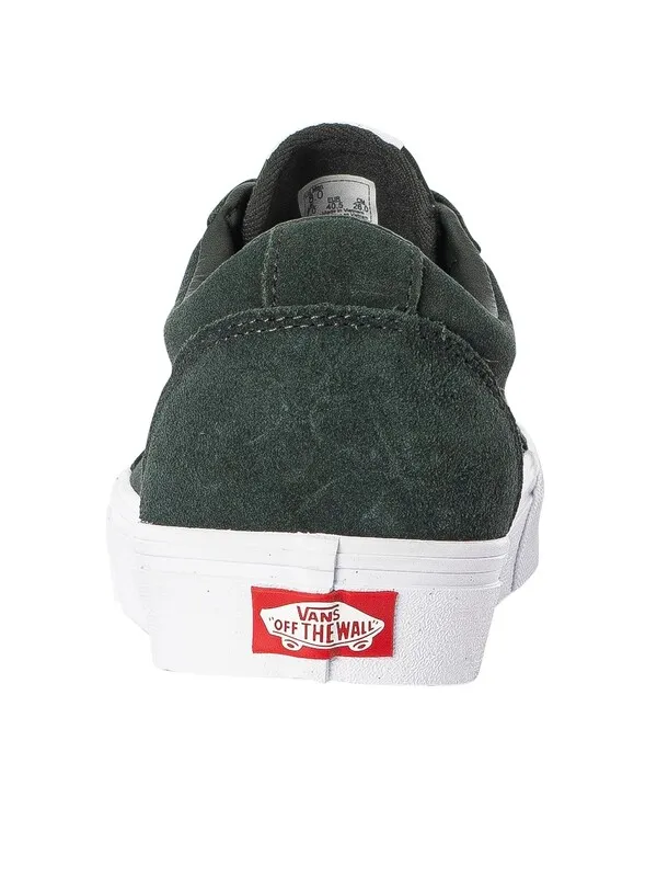 Vans Ward Suede Trainers - Dark Green