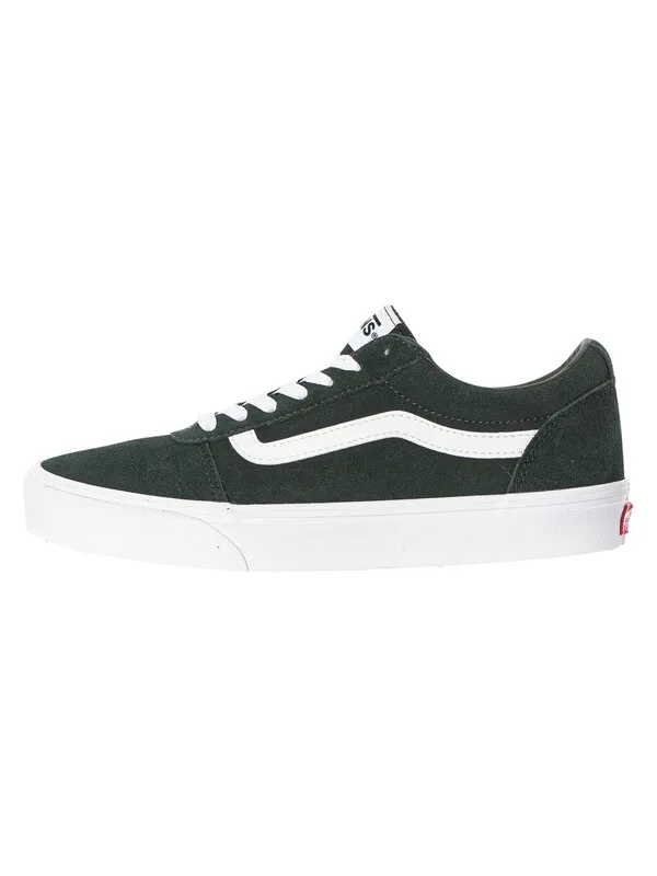 Vans Ward Suede Trainers - Dark Green