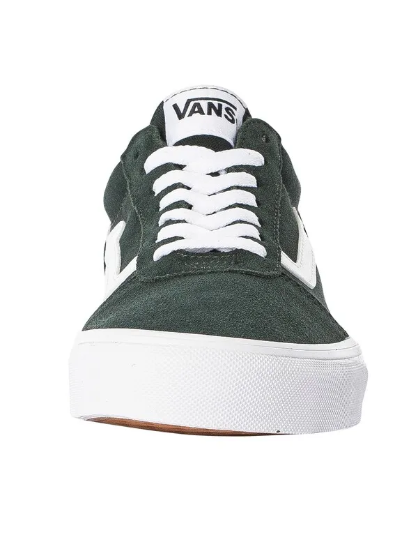 Vans Ward Suede Trainers - Dark Green