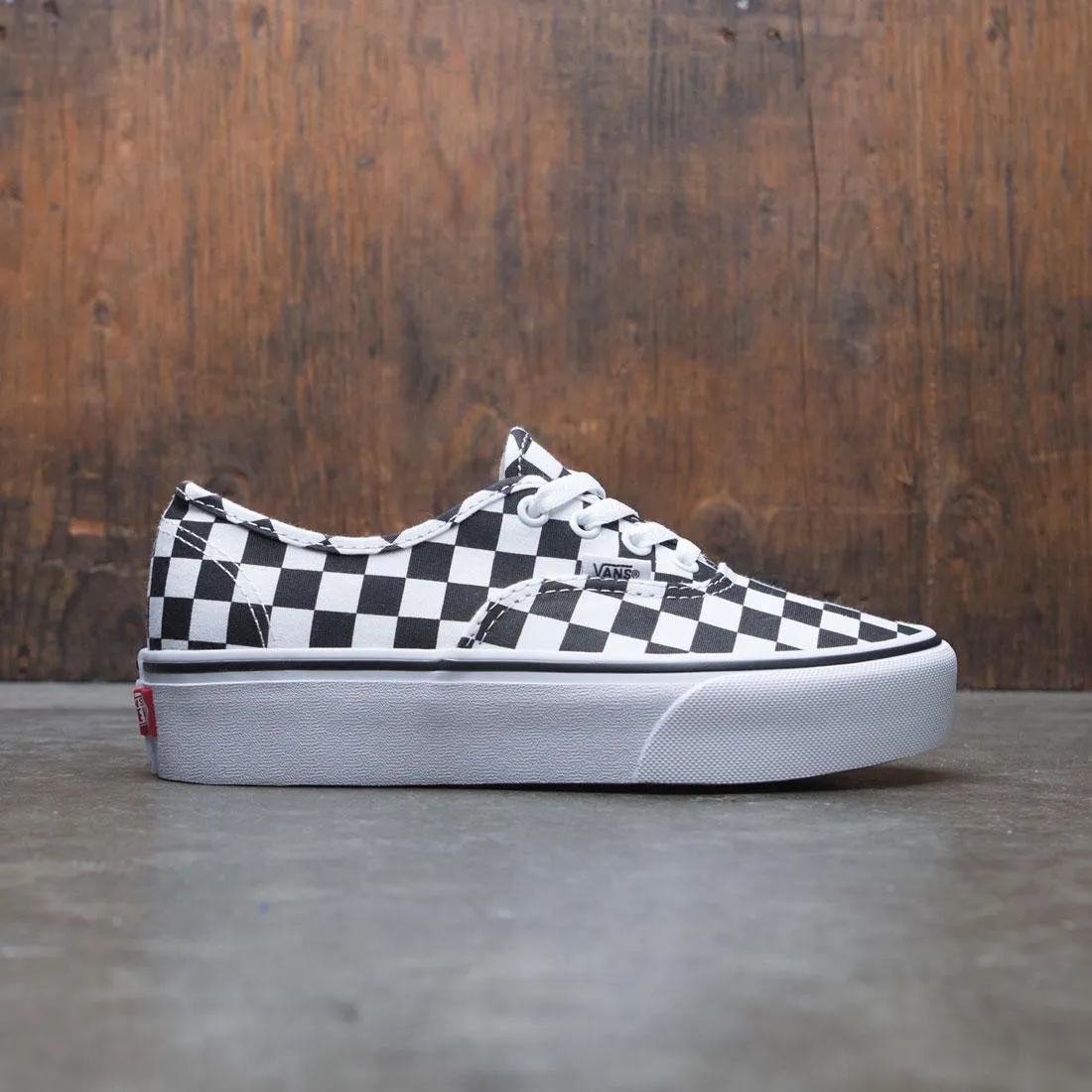 Vans Women Authentic Platform - Checkerboard (black / white)