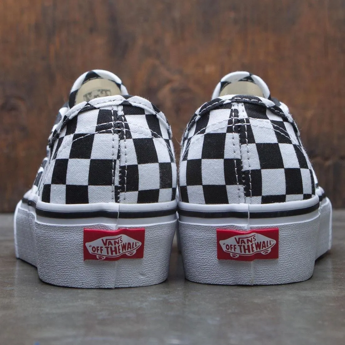 Vans Women Authentic Platform - Checkerboard (black / white)