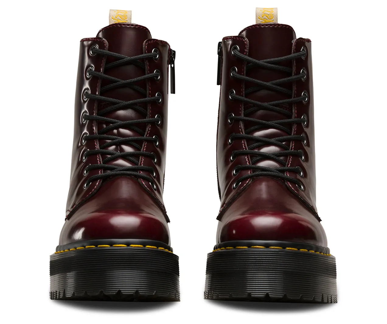 Vegan Jadon II in Cherry from Dr. Martens