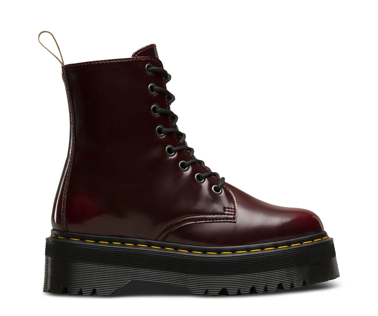 Vegan Jadon II in Cherry from Dr. Martens