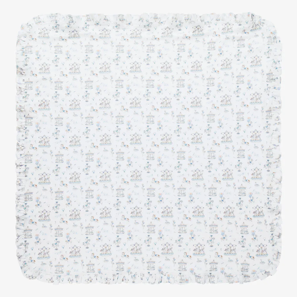 White Supima Cotton Bon Bon Blanket (82cm)