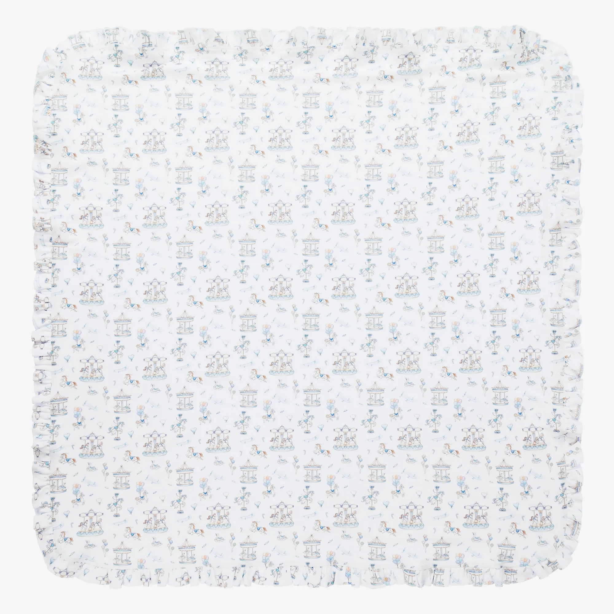 White Supima Cotton Bon Bon Blanket (82cm)