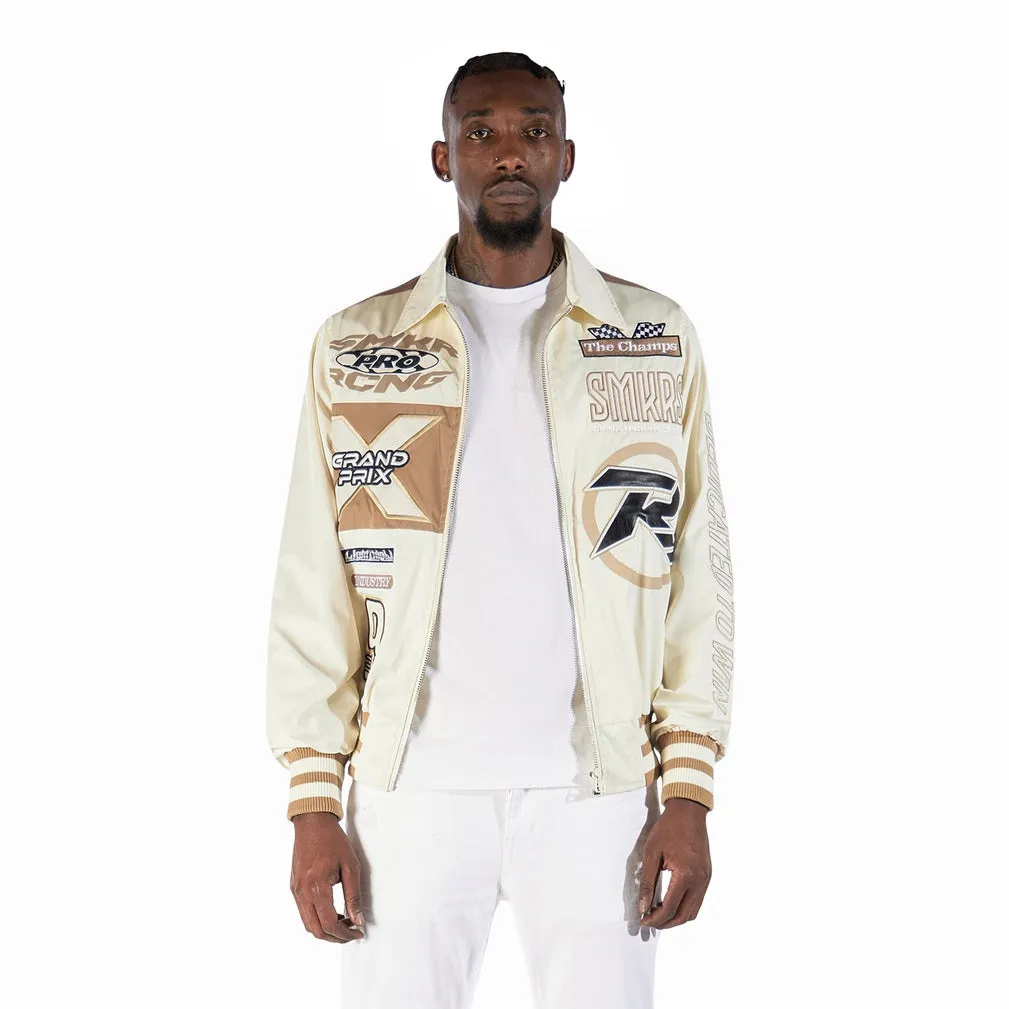 Windbreaker Racing Jacket - Chalk