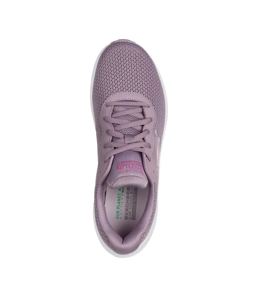 Womens/ladies go run consistent 2.0 engaged trainers mauve Skechers