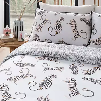 Yvonne Ellen Tiger Duvet Cover & Pillowcase Set | Kaleidoscope